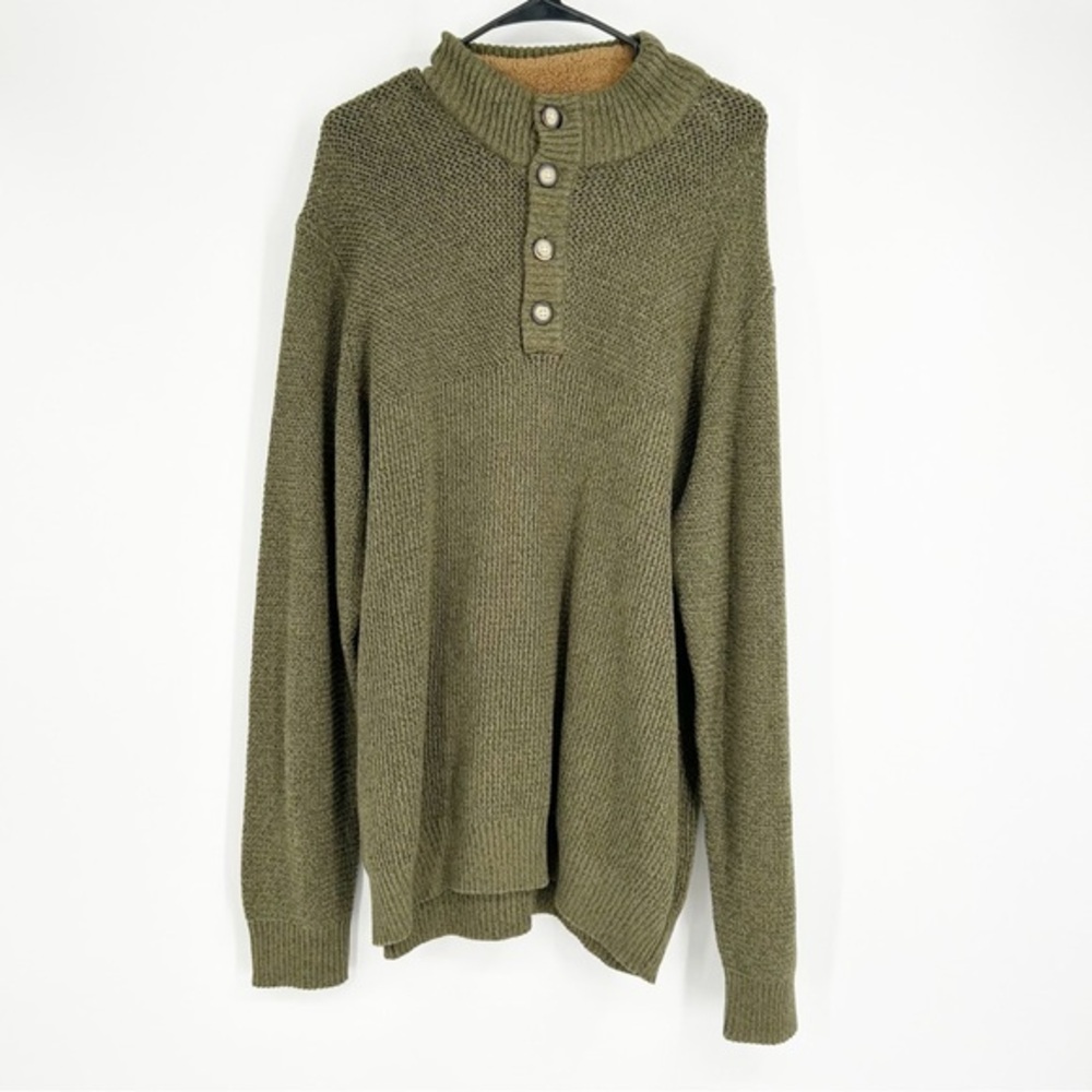 G.H. Bass Green Crew Neck Sweater Size‎ XXL